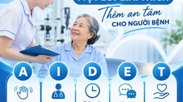 Bệnh viện Mắt Thanh Hoá, giao tiếp theo mô hình AIDET được thể hiện qua những hành động thiết thực